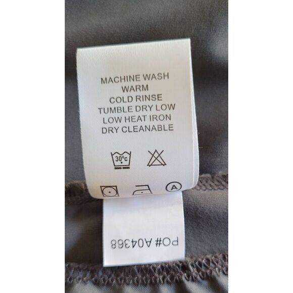 Straight Down Lightweight Gray Fill Zip Performance Jacket Size Large - Picture 9 of 9